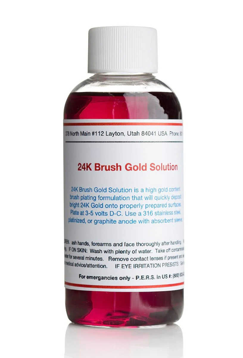 24K Brush Gold Plating Solution - Image 3