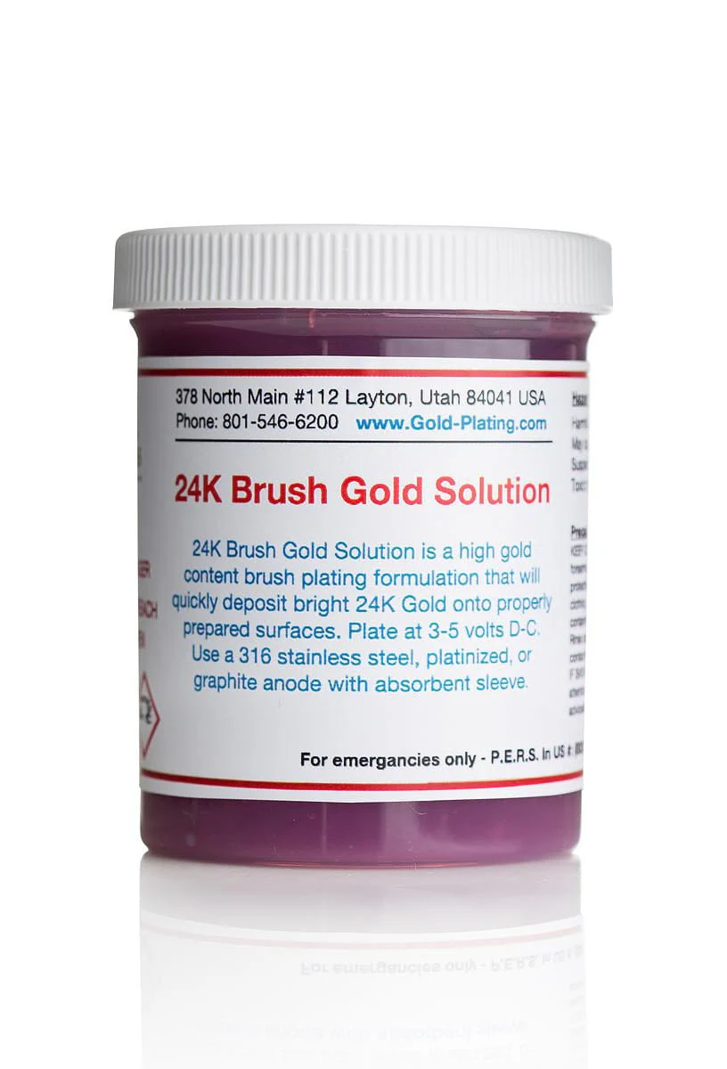 24K Brush Gold Plating Solution - Image 5