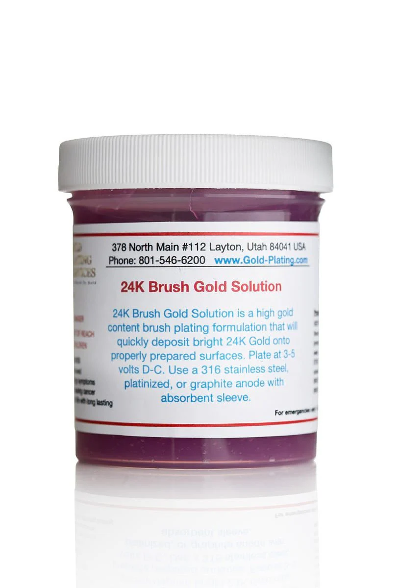 24K Brush Gold Plating Solution - Image 6
