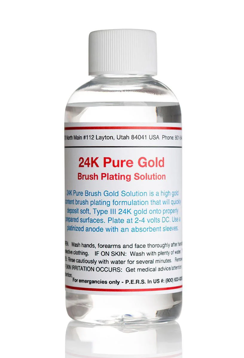 24K Pure Brush Gold Plating Solution - Image 3