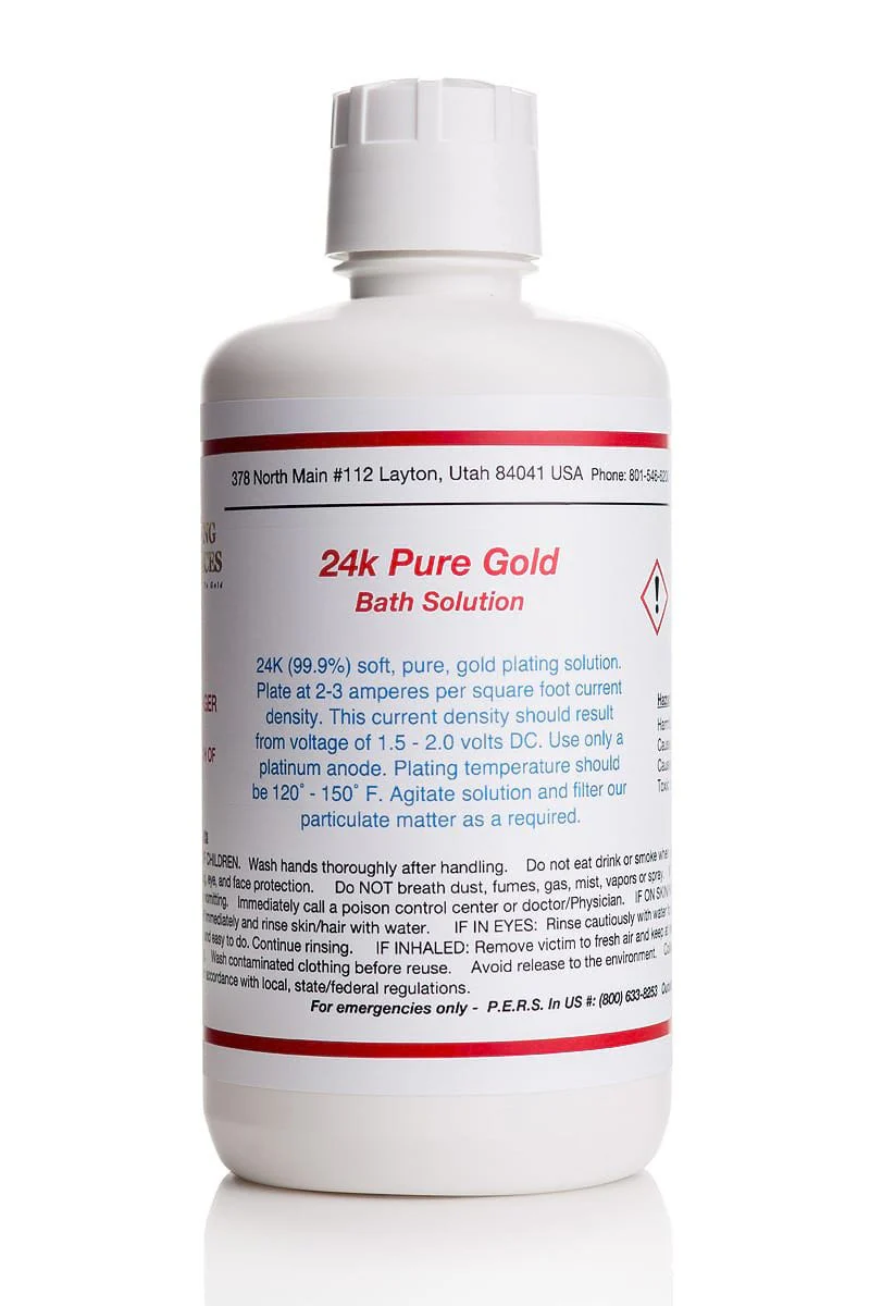 24K Pure Gold Bath Plating Solution - Image 3