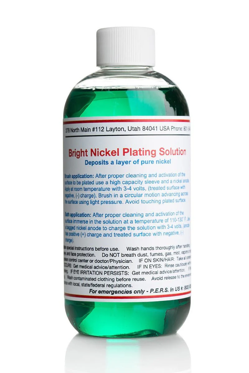 Bright Nickel Plating Solution for Bath or Brush Plating - Image 4